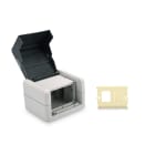 Assmann Electronic - Boîtier de raccordement couvercle rabattable montage saillie IP44 2 Keystone