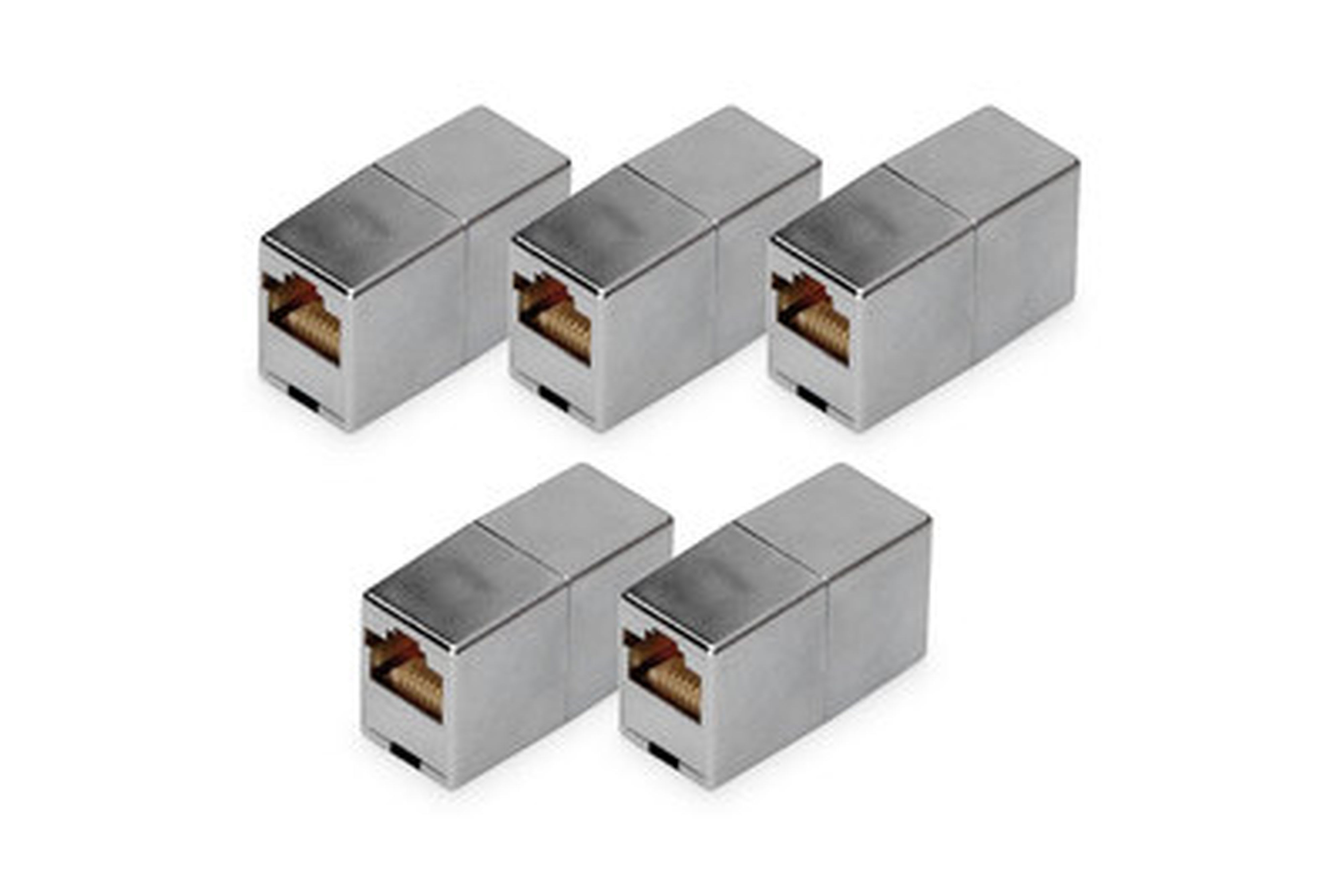 Assmann Electronic - Coupleur modulaire CAT5E blindé RJ45 à RJ45 classe D - 2 pièces