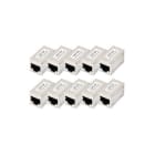 Assmann Electronic - Coupleur modulaire femelle CAT6A, blindé - RJ45 vers RJ45 10 pièces