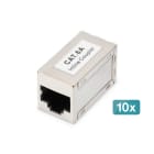 Assmann Electronic - Coupleur modulaire femelle CAT6A, blindé - RJ45 vers RJ45 10 pièces