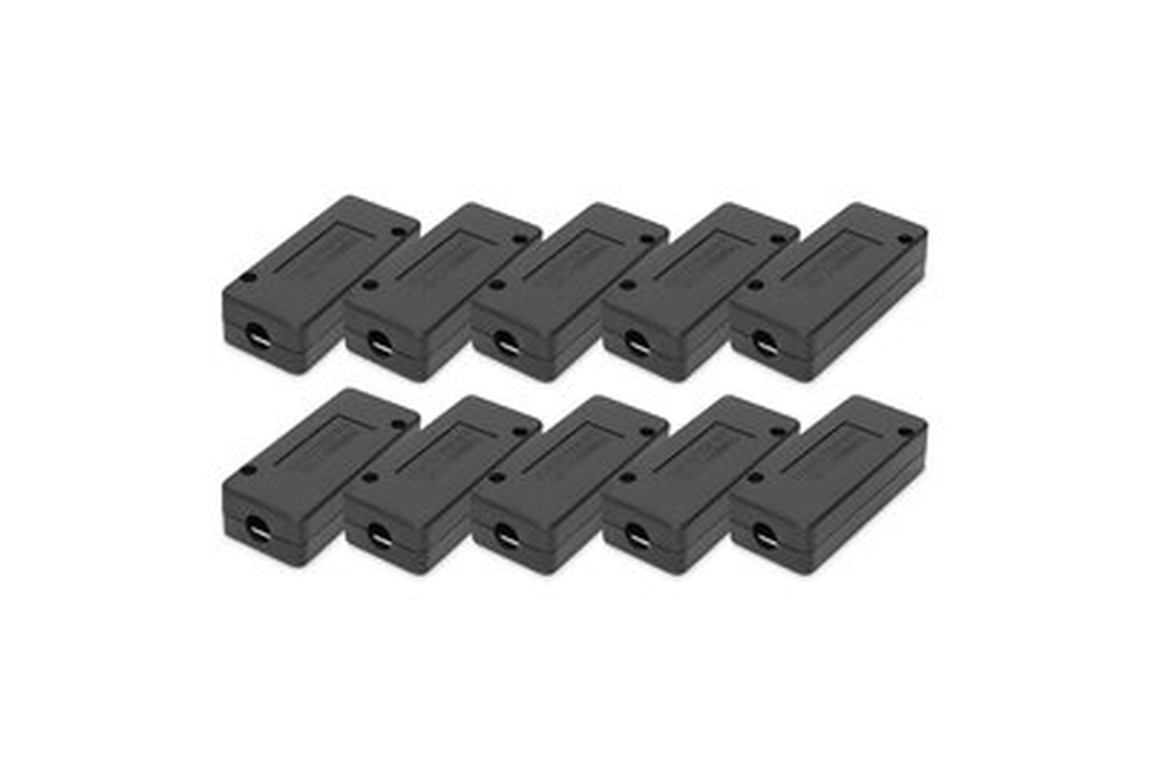 Assmann Electronic - Boîte jonction CAT7 blindée X10, 600 MHz, bandes LSA pour AWG 22-26, 26x35x80mm