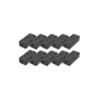 Assmann Electronic - Boîte jonction CAT7 blindée X10, 600 MHz, bandes LSA pour AWG 22-26, 26x35x80mm