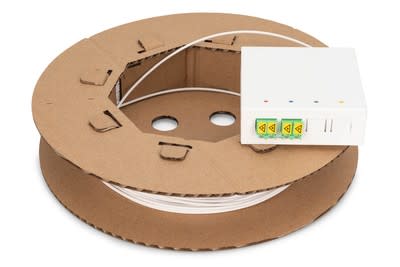 Assmann Electronic - Fttx - kit d'installation pré-câblé, 4 fibres LC/APC 50m, APC, NE4