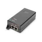 Assmann Electronic - Injecteur PoE+ Gigabit Ethernet, 802.3at Pins de puissance:4/5(+),7/8(-), 30W