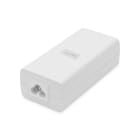 Assmann Electronic - Injecteur PoE+ Gigabit Ethernet 802.3at, 30 W, petit boîtier, blanc