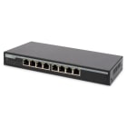 Assmann Electronic - Switch bureau 10/100/1000 Mbit/s PoE Gigabit Ethernet 8-port PoE, 135W