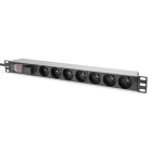 Assmann Electronic - Multiprise X7 CEE 7/5 Prise, 16A, 250 VCA, 50/60 Hz avec interrupteur 2m