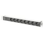 Assmann Electronic - Multiprise X8 IEC C14, 10A 1U, préfusible, 250VAC 50/60Hz avec interrupteur 2m