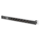 Assmann Electronic - Multiprise X7 CEE 7/7, 16A, 4000W, 250VAC 50/60Hz, avec interrupteur 2m