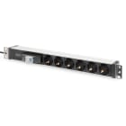 Assmann Electronic - Multiprise X6 CEE 7/7, 16A, 4000W, 250VAC 50/60Hz, disjoncteur, 2m