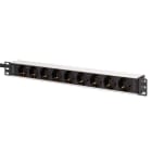 Assmann Electronic - PDU 1U aluminium, 8x prises de sécurité, 1xprise de courant 16A 230VAC 50/60Hz