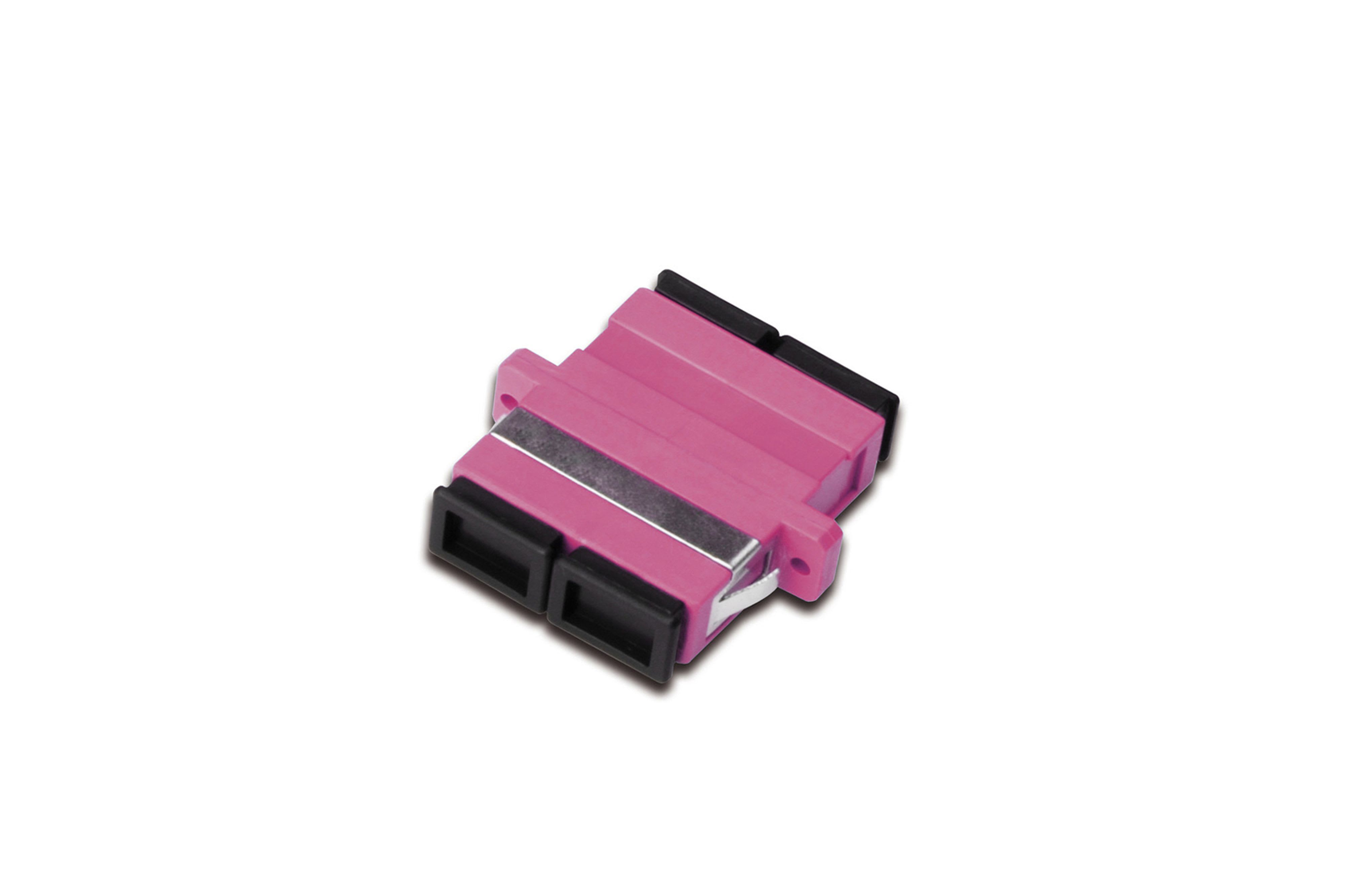 Assmann Electronic - Coupleur FO duplex SC à SC MM OM4 Violet céramique boîtier en plastique vis
