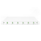 Assmann Electronic - Boîte d'épissure FO 1U équipée 6xLC DX OS2 APC pigtails de couleur raccords