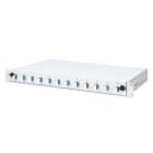 Assmann Electronic - Boîte d'épissure FO 1U équipée 12xLC DX OS2 pigtails couleur adaptateur