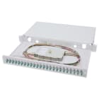 Assmann Electronic - Boîte d'épissure FO 1U équipée 24xLC DX OM3 pigtails colorés raccords