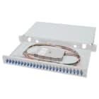 Assmann Electronic - Boîte d'épissure FO 1U équipée 24xLC DX OS2 pigtails colorés raccords