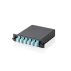 Assmann Electronic - Cassette MPO/MTP pour 3 champs de cassettes, OM3 6xLC DX Coupleurs