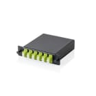 Assmann Electronic - Cassette MPO/MTP pour 3 champs de cassettes, OM5 6xLC DX Coupleurs