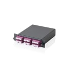 Assmann Electronic - Cassette MPO/MTP pour 3 champs de cassettes, OM4 6xLC Quad Coupleurs