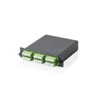 Assmann Electronic - Cassette MPO/MTP pour panneau à 3 cassettes, APC 6xLC Quad Coupleurs