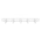 Assmann Electronic - Panneau de rangement de câbles 40x60mm 1U 5xanneaux gris