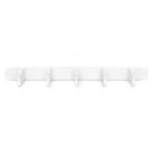 Assmann Electronic - Panneau de rangement de câbles 40x60mm 1U 5xanneaux gris