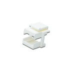 Assmann Electronic - Cadre LC Keystone pour panneau de brassage blanc
