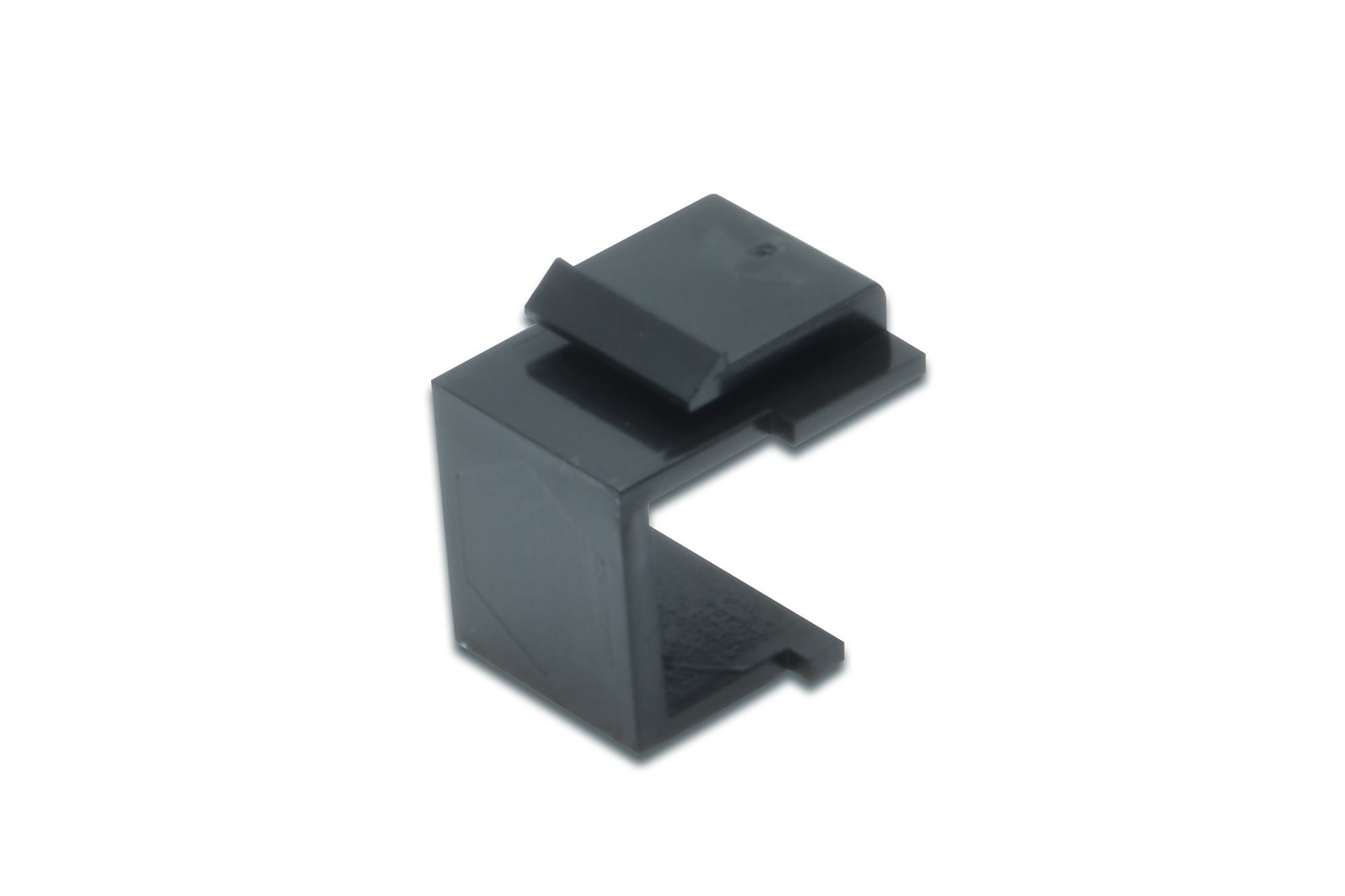 Assmann Electronic - Blind plate for modular patch panel noir RAL 9005