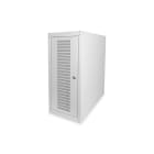 Assmann Electronic - Boîtier d'ordinateur à roulettes 698, x300x600mm panneau en verre gris