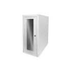 Assmann Electronic - Boîtier d'ordinateur à roulettes 698, x300x600mm panneau en verre gris