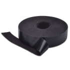 Assmann Electronic - Ruban Velcro 20mm rouleau 10m noir