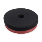 Assmann Electronic - Ruban Velcro 25mm rouleau 10m noir