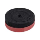 Assmann Electronic - Ruban Velcro 25mm rouleau 5m noir