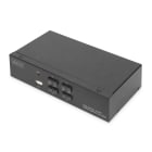 Assmann Electronic - Commutateur KVM 4 ports Simple affichage KVM HDMI de bureau