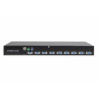 Assmann Electronic - Commutateur USB-PS/2 Combo-KVM 8-ports 1 utilisateur 8 PC module fonction IP