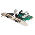 Assmann Electronic - Carte d'interface série, PCIexpress 2 ports, 2xDB9 M, chipset ASIX99100