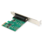 Assmann Electronic - Carte PCIe d'interface parallèle I/O, 1port, Chipset:AX99100