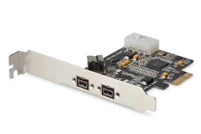Assmann Electronic - Carte PCIexpress Firewire 800 IEEE 1394b, 3 ports, Chipset XIO2213B
