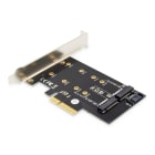 Assmann Electronic - M.2 NGFF-NVMe SSD PCIexpress Add-On card Prise en charge de B, M et B+M Key, tai