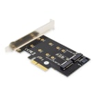 Assmann Electronic - Carte PCIexpress Add-On, M.2 NGFF/NVMe SSD, PCIe x4/ x8/ x16