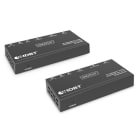 Assmann Electronic - Kit d'extension HDMI 4K HDBaseT?, 70 m, PoC, RS232, IR, noir