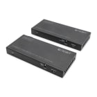 Assmann Electronic - Kit d'extension KVM HDBaseT, 150 m 4K / 60 Hz, USB 2.0, PoC, IR, noir