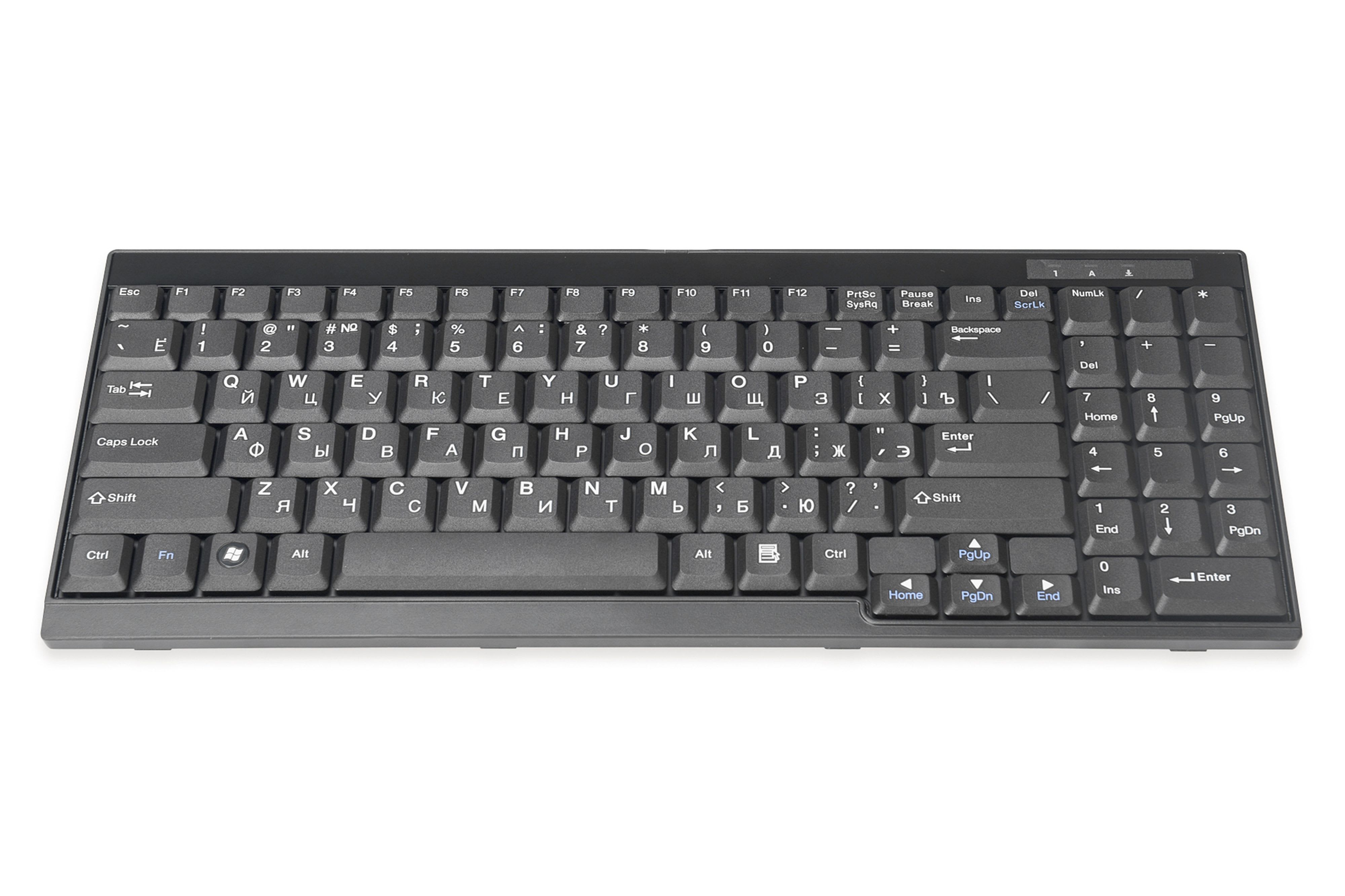 Assmann Electronic - Clavier pour consoles TFT noir, câble, version russe