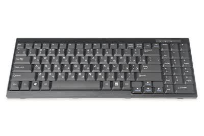 Assmann Electronic - Clavier pour consoles TFT noir, câble, version russe