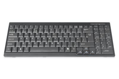 Assmann Electronic - Clavier pour consoles TFT noir, câble, version britannique