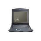 Assmann Electronic - Console modulaire TFT 17" (43,2cm), 1-Port KVM & Touchpad, clavier CH bleu