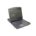 Assmann Electronic - Console TFT 19" (48,3cm), KVM 8 ports CAT 5 & Touchpad, clavier FR, noir