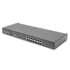 Assmann Electronic - Console modulaire HD TFT de 43,2 cm (17") avec 16 ports CAT5, noir, clav. DE