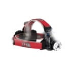 CEBA - Lampe frontale 1 LED 10W - portée d'éclairage 250m - fonctionne avec 2 batteries