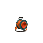 CEBA - Enrouleur électrique jardin - 40m de câble HO5VVF 2 x 1,5 - câble orange